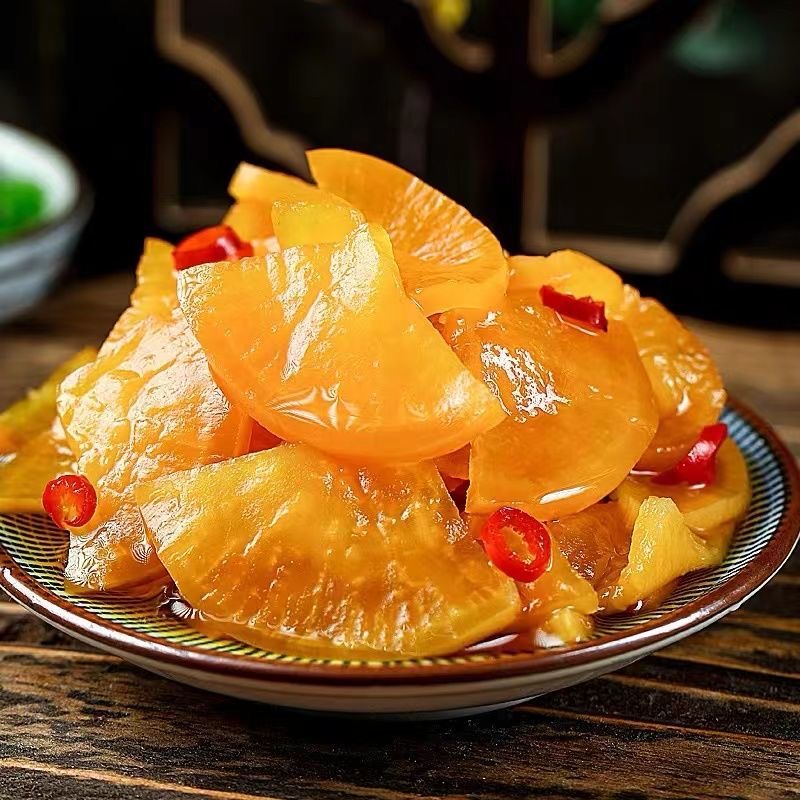 （半斤一袋）酸甜萝卜片 250克/袋 东北特产开胃下饭咸菜