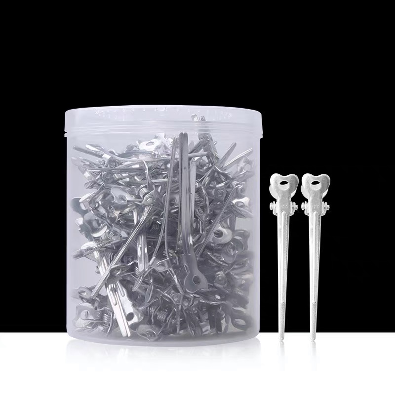 影楼盘发美发小号铝制定位夹子鸭嘴夹分区新娘装手推波纹蓬松夹