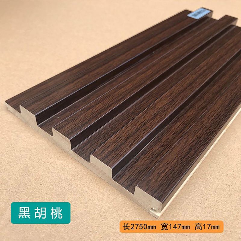 简约防潮实木格栅板墙裙板电视背景墙装饰板长城板生态木格栅板