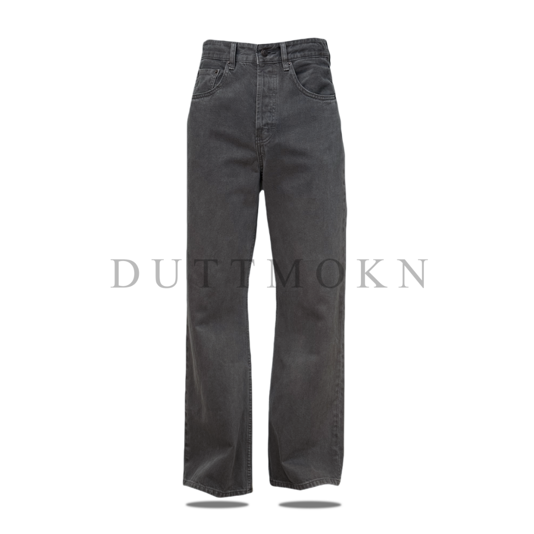 DUTTMOKNAC家2021m中高腰小微喇牛仔裤显瘦时尚休闲百搭ins水洗