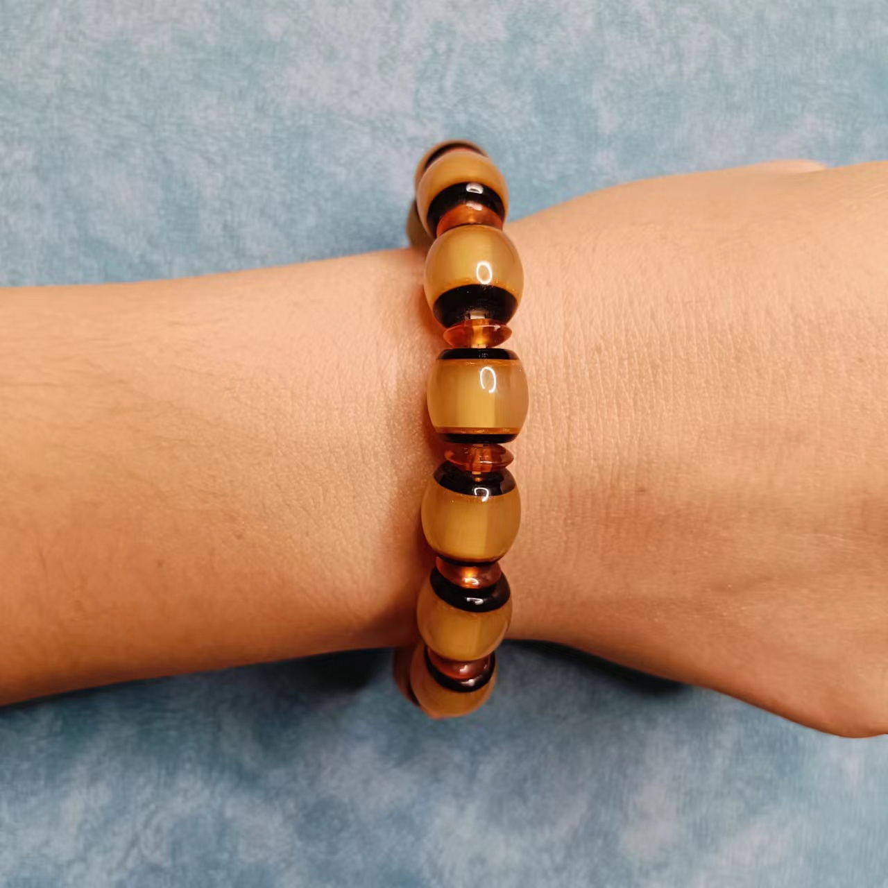 铁亚克力手链 非金属手链时尚气质手串男女轻奢复古创意手链饰