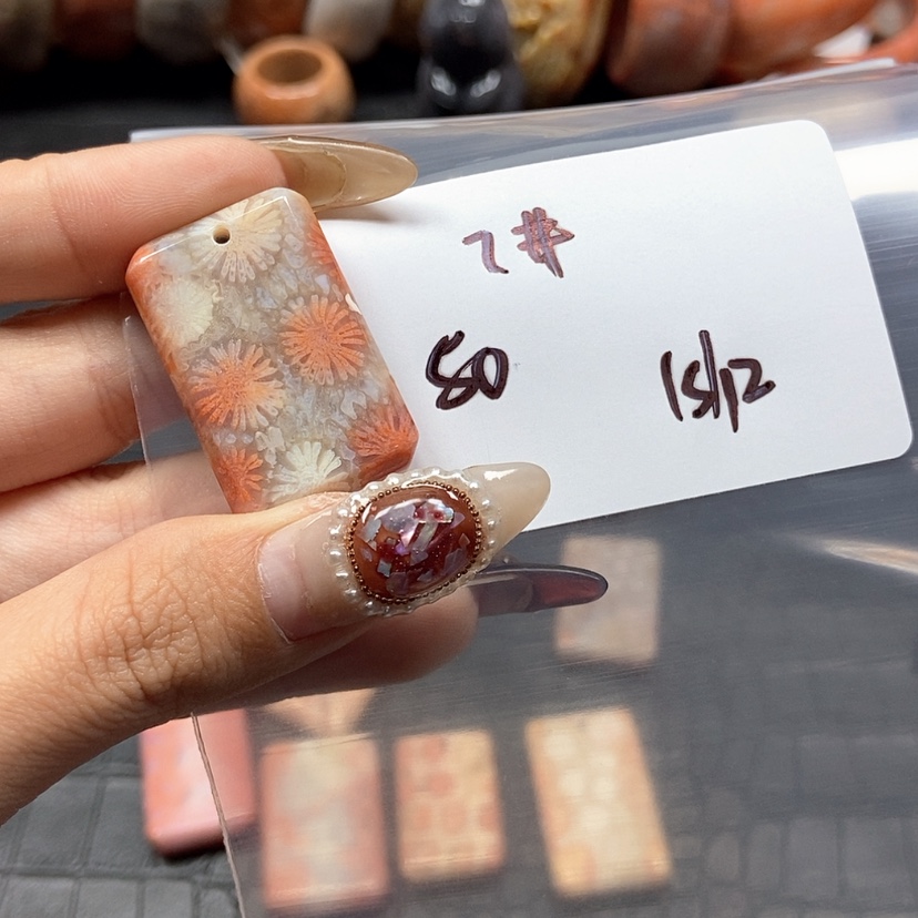 【闪购商品】硅化珊瑚（珊瑚玉）手镯未镶嵌谦*7