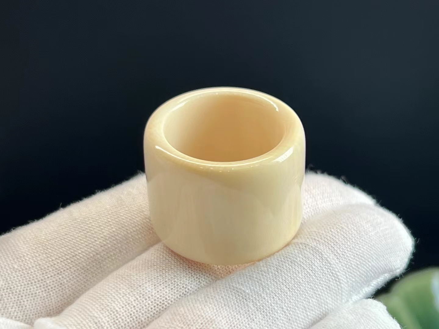 猛犸牙精品芯料扳指