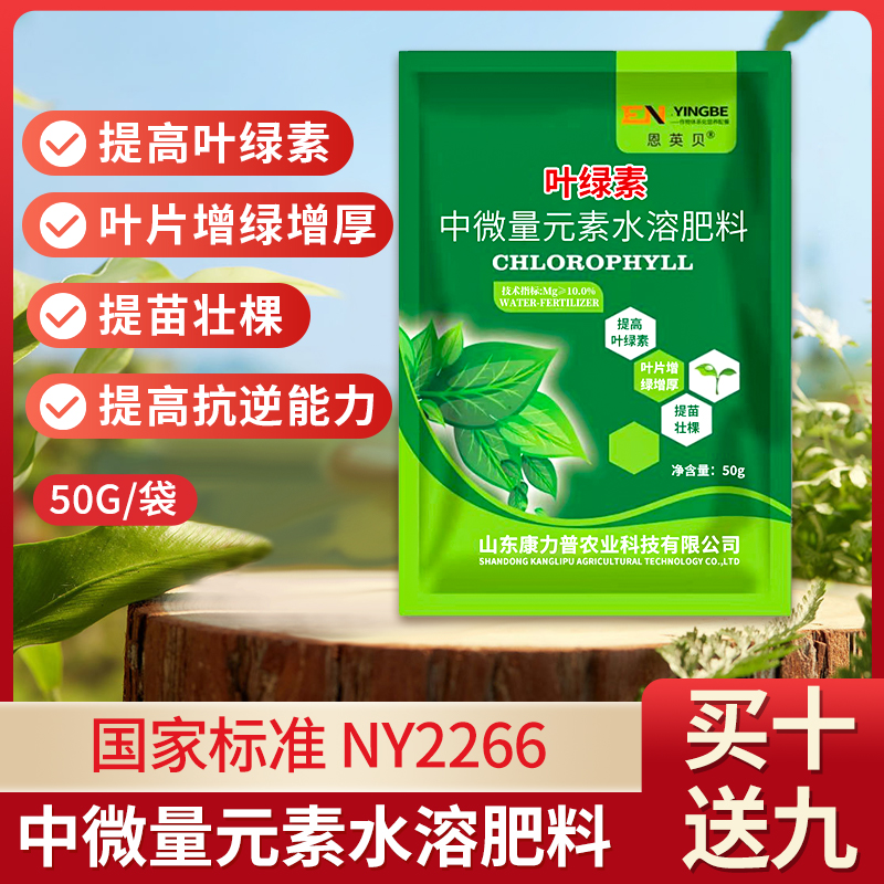 【优选】叶绿素氨基酸水溶肥蔬菜叶肥增绿增厚水溶肥料绿植花卉