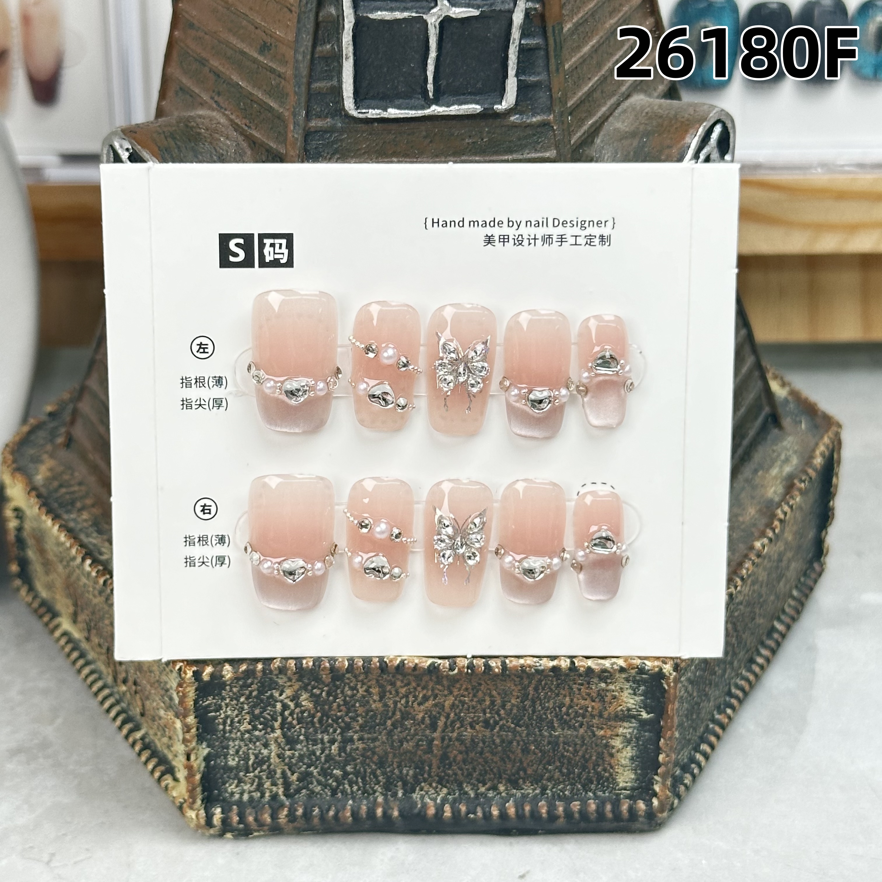 学长设计穿搭  编号26180F   纯手工穿戴甲 新中方