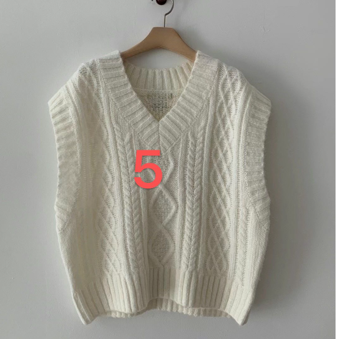 【婷婷家】No退换-东大们OUR毛衣宽松无袖