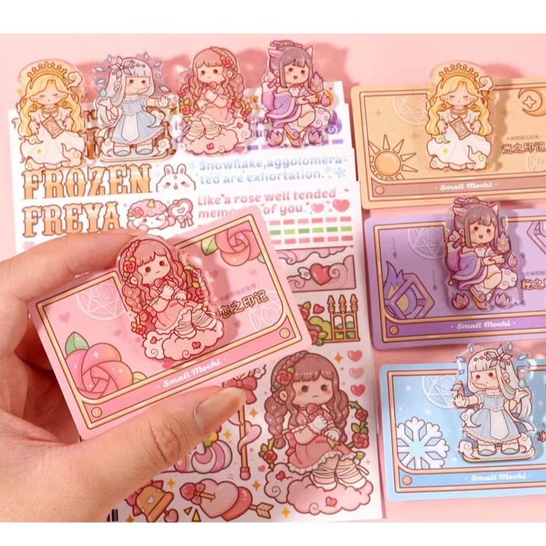 小麻薯滴胶夹一个随机