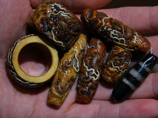 慕物手作 苏工猛犸牙扳指盖置（选其一）