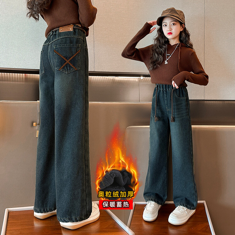 裤子休闲冬季女童中大童