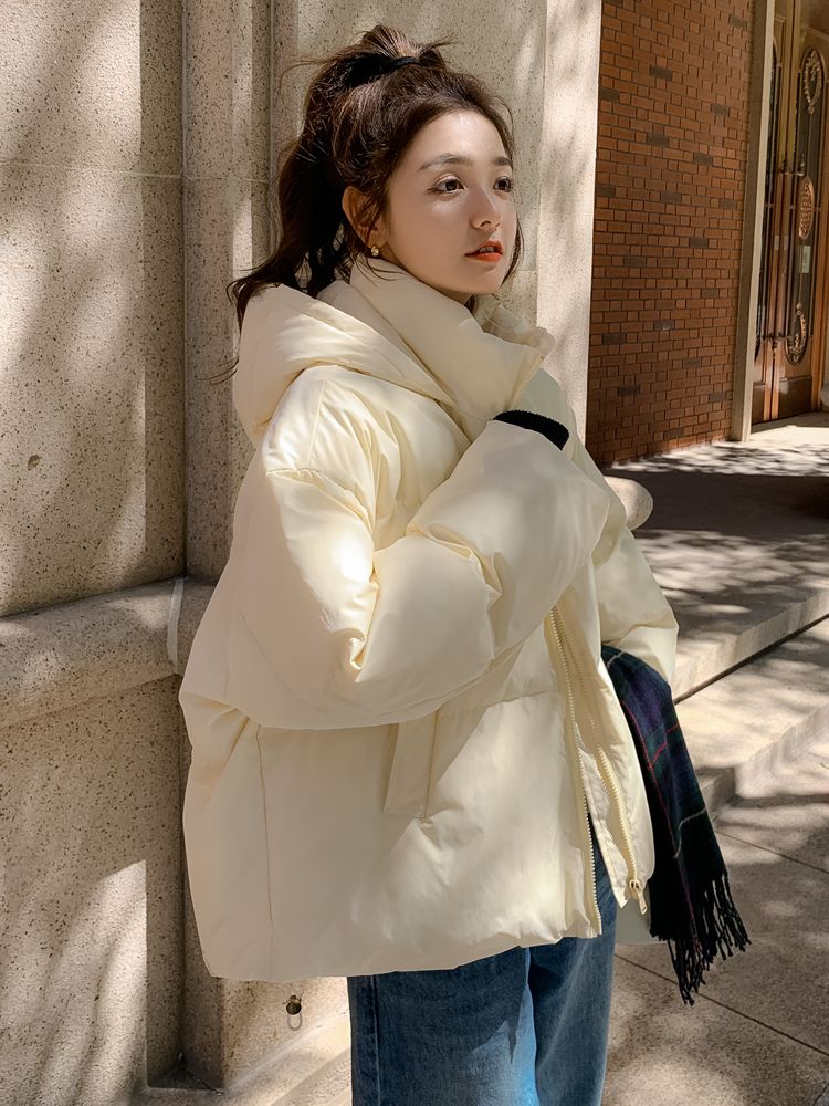 领格新款新款2023年新款小个子羽绒服女冬季韩系爆款设计感羽棉服