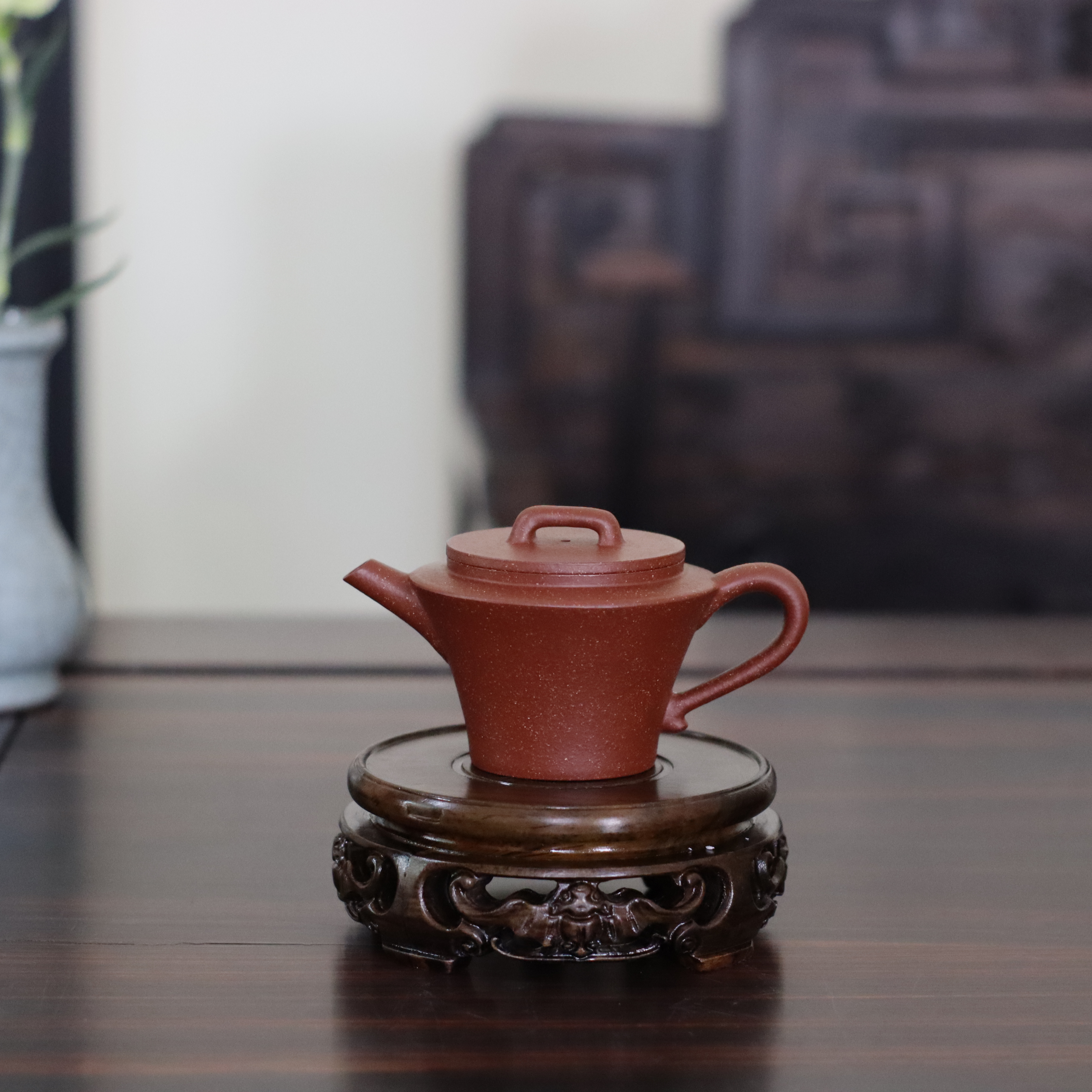 降坡泥喜盏【饲壶山房出品】容量130cc