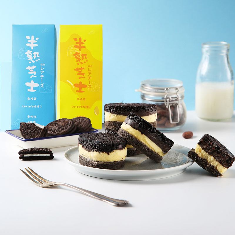 法式半熟芝士网红蛋糕奥利奥乳酪蛋糕礼盒奥巧味装甜点零食下午茶
