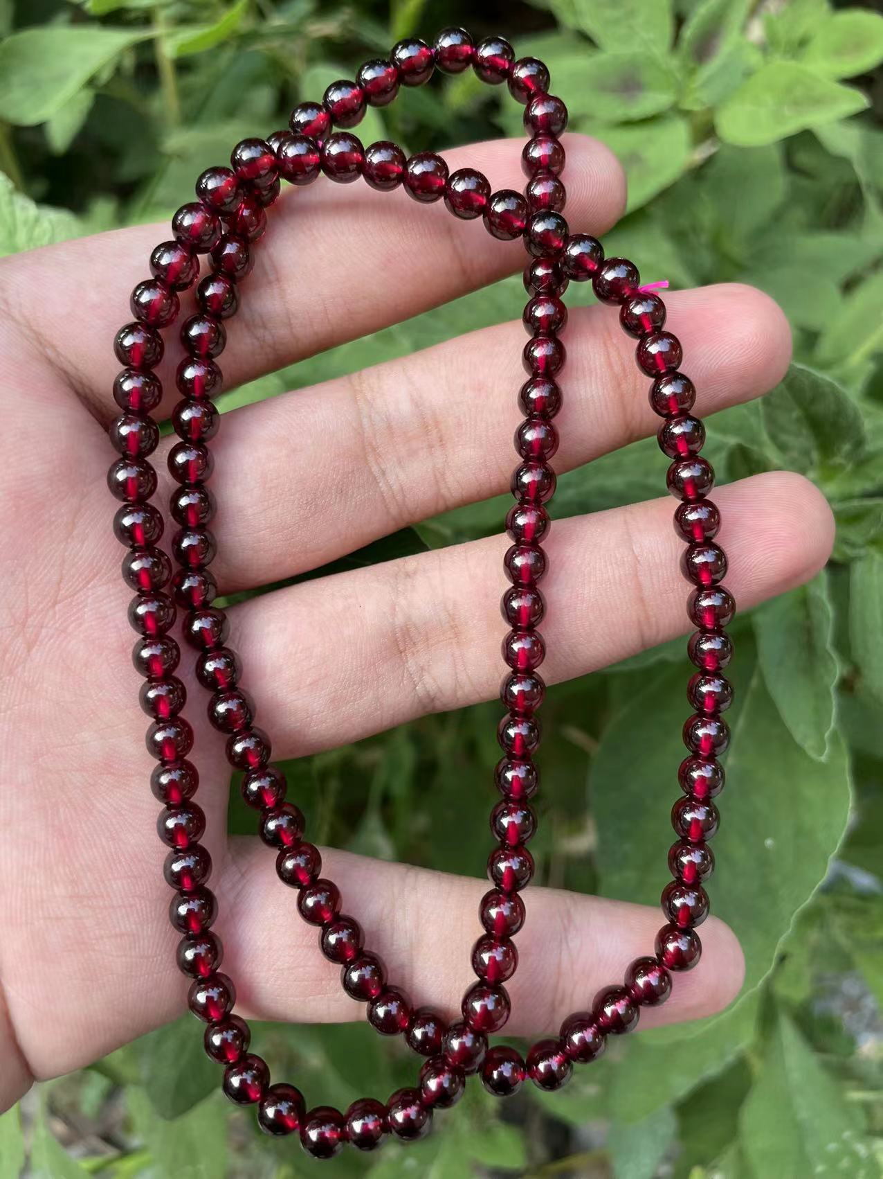 石榴石手链 多圈手串