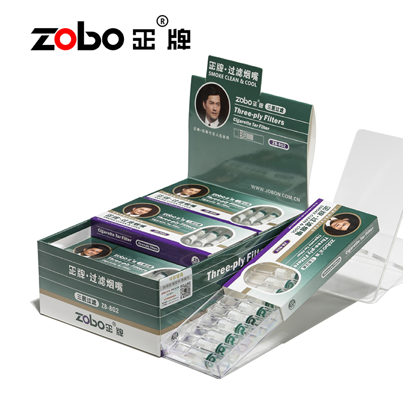 Zobo/正牌一次性烟嘴头过滤器（粗支）抛弃型过滤嘴烟具男士必备