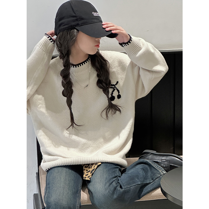 K27778女童毛衣儿童打底衫2025新款秋冬装女大童保暖针织上衣洋气