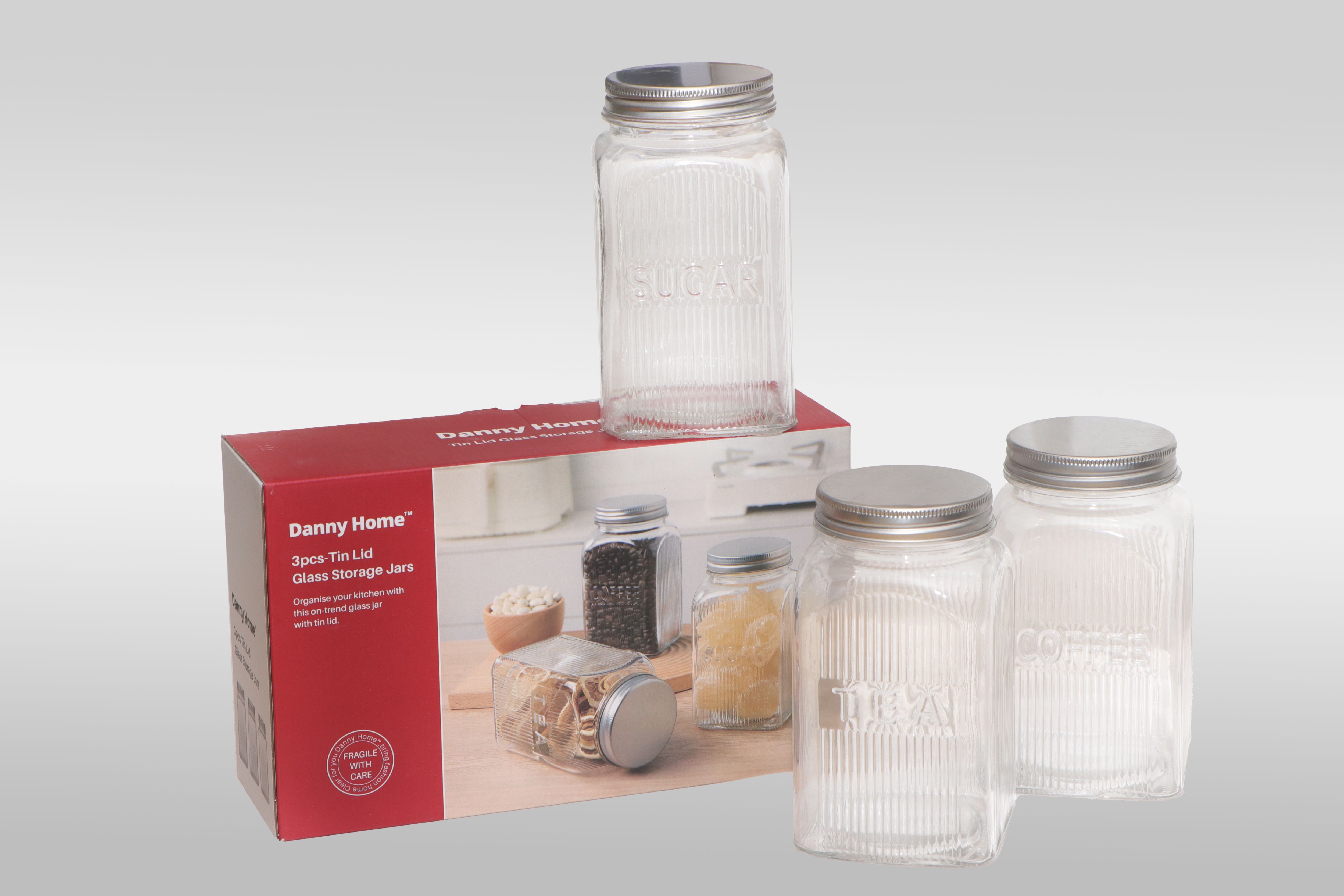 Danny Home厨房调料罐 玻璃罐三件套 随手礼