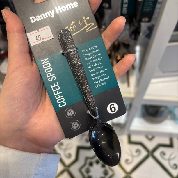 【小厨具】DannyHome高级黑色新款韩式不锈钢dannyhome餐具