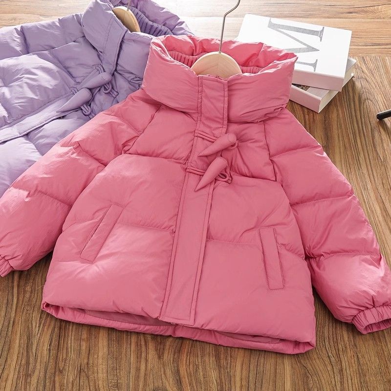 巴拉巴拉女童冬装外套2023新款洋气儿童加厚羽绒棉衣冬季女孩棉袄