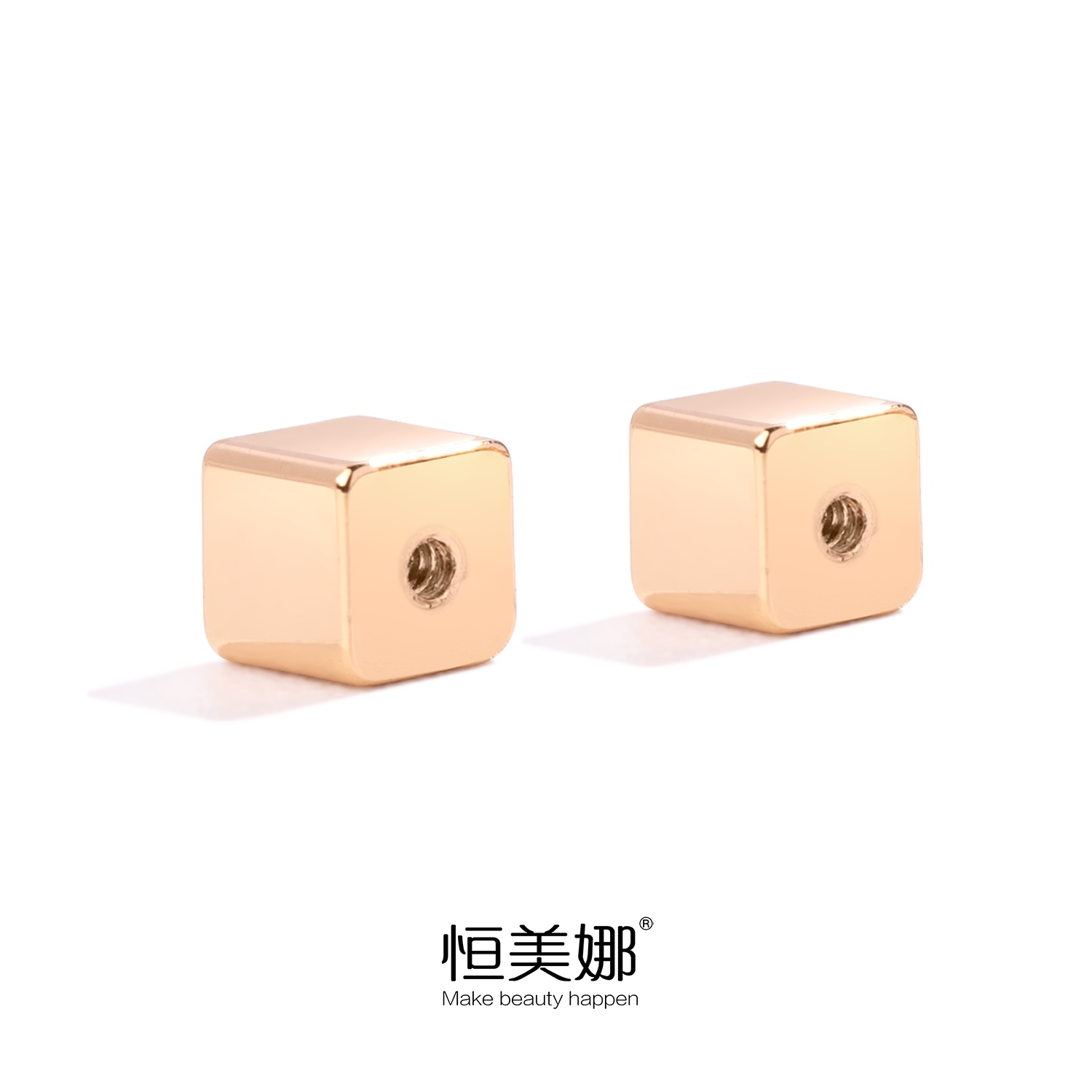 925银耳饰 [方形螺丝耳堵]配件，不是耳钉慎拍！百搭气质ins