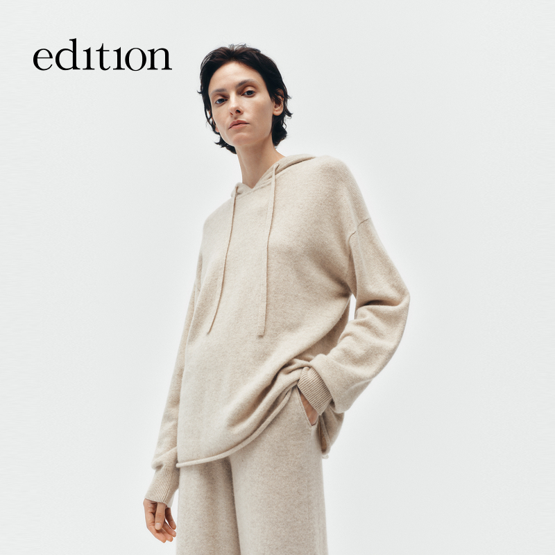 【E+云朵系列】edition高圆圆同款时尚连帽卫衣#EBD3SWT024