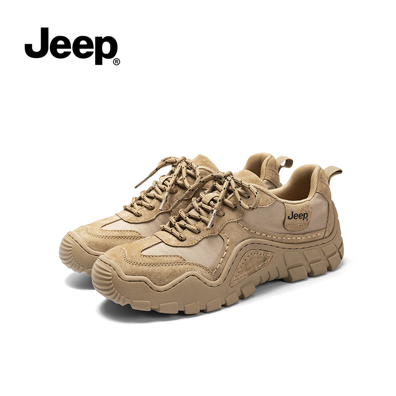 JEEP/吉普女鞋登山鞋户外防滑2023新款运动越野登山系耐磨徒步鞋