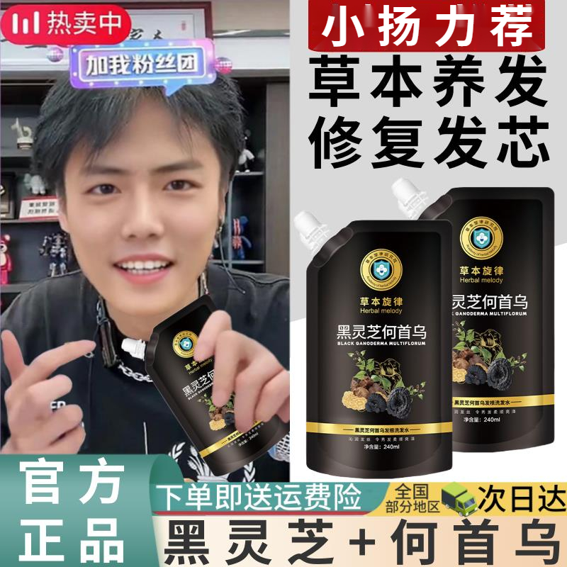 【小扬力荐】草本旋律黑灵芝何首乌洗发水草本植物控油蓬松滋养养