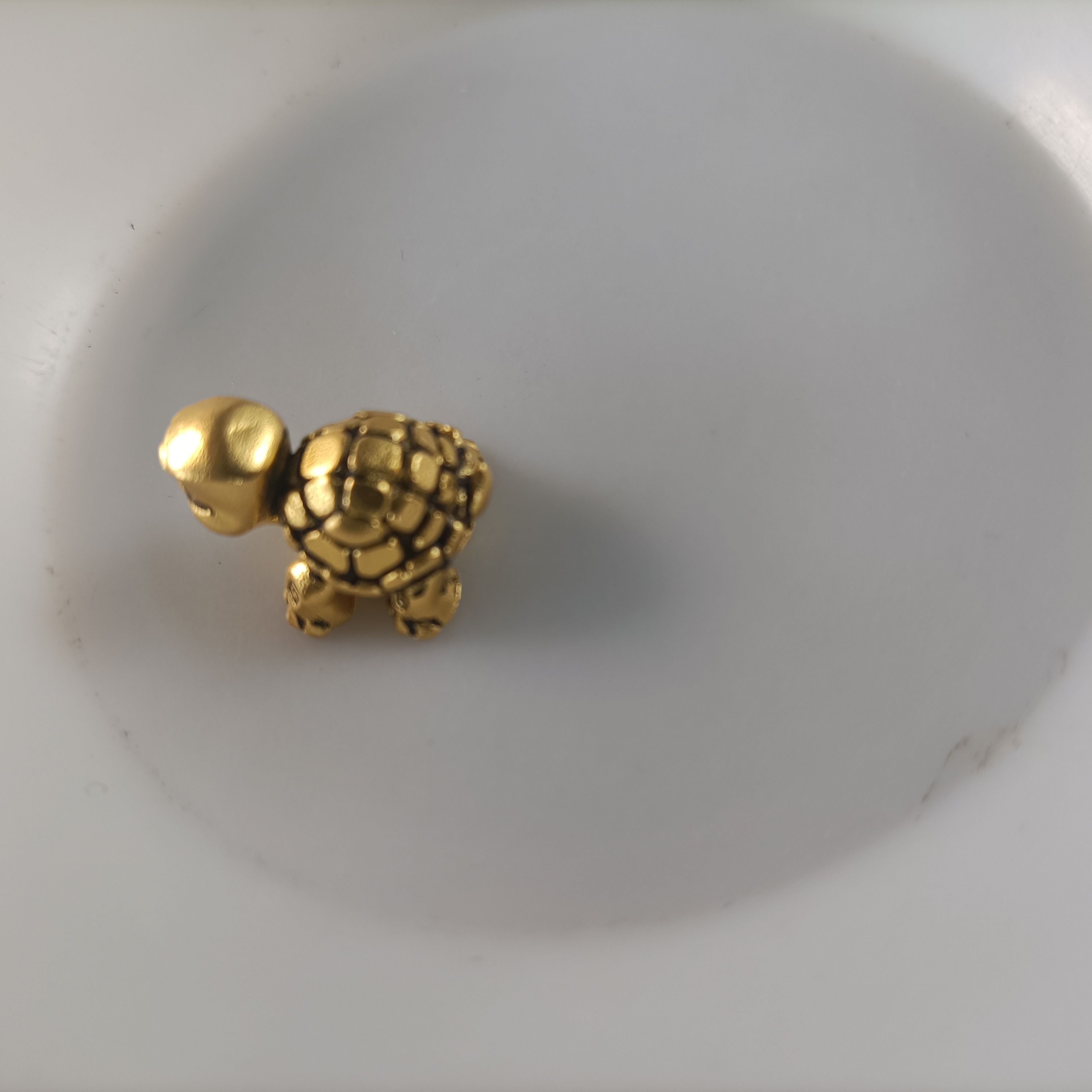 足金杰尼龟文玩配饰