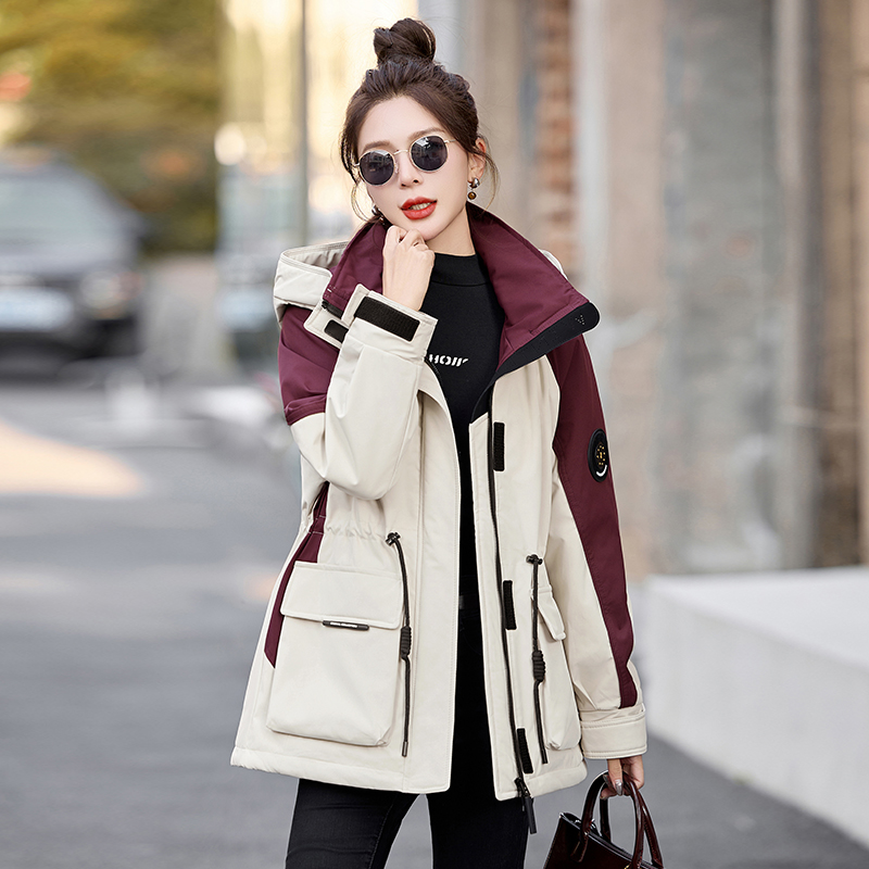 20242024年冬季冬装加绒加厚韩版潮流派克服时尚潮流