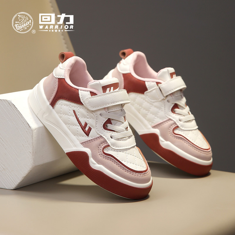 回力童鞋女童鞋子儿童运动鞋春季新款女孩轻便板鞋小学生透气网鞋