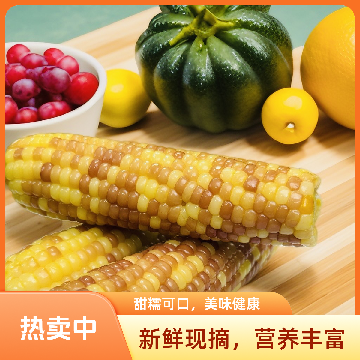 明珠木棉新疆皮山沙漠糯玉米