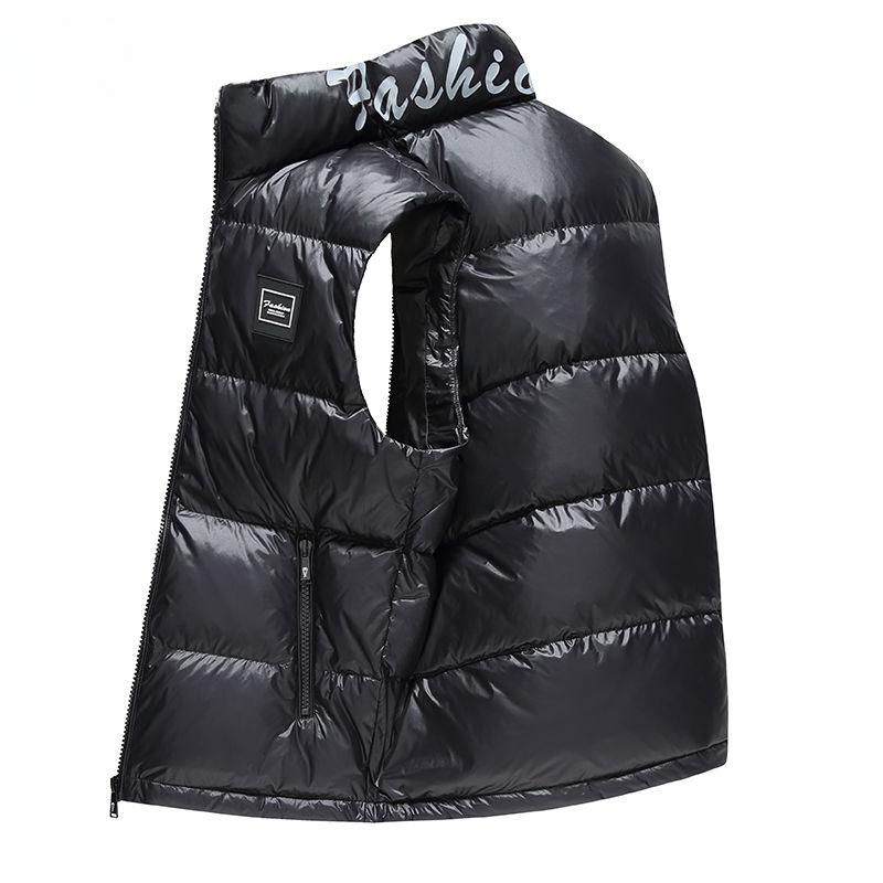 轻薄羽绒马甲男2023新款无袖坎肩秋冬季品牌加厚短款外套潮