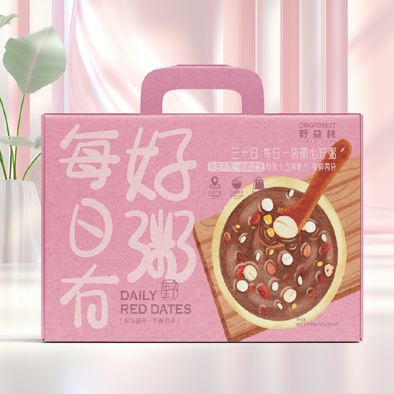 野森林每日有好粥3kg杂粮粥科学搭配营养丰富内含独立小包