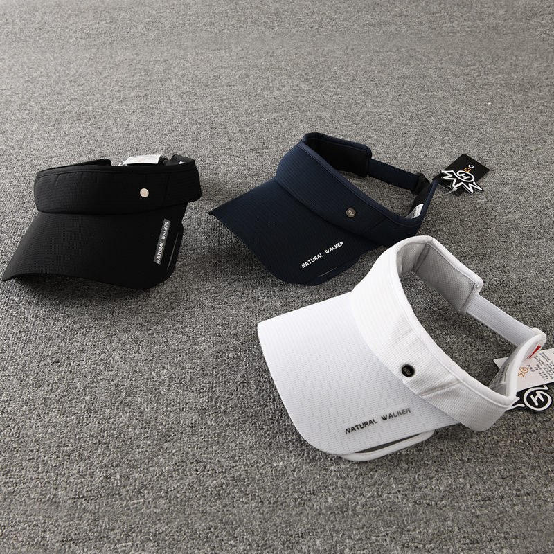 外贸户外休闲空顶帽 情侣款跑步无顶帽子 夏天防晒百搭速干防晒帽