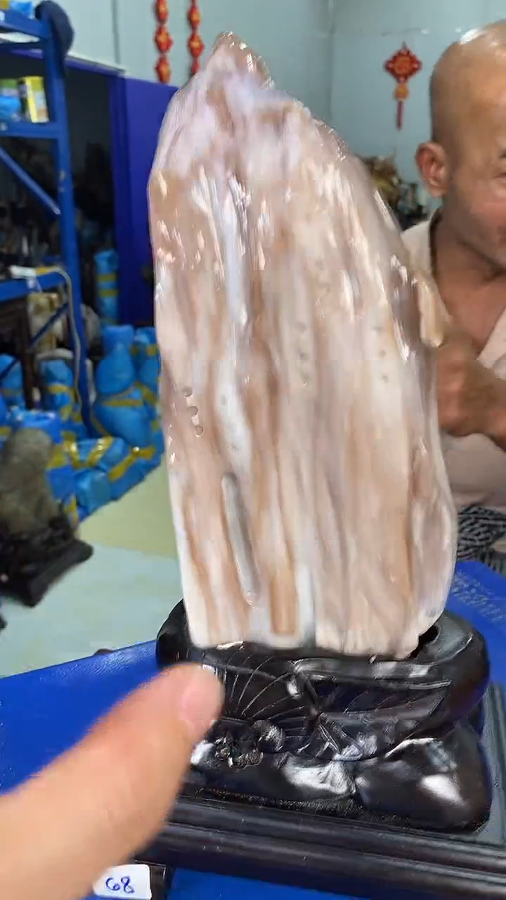 【闪购商品】硅化玉摆件未镶嵌84