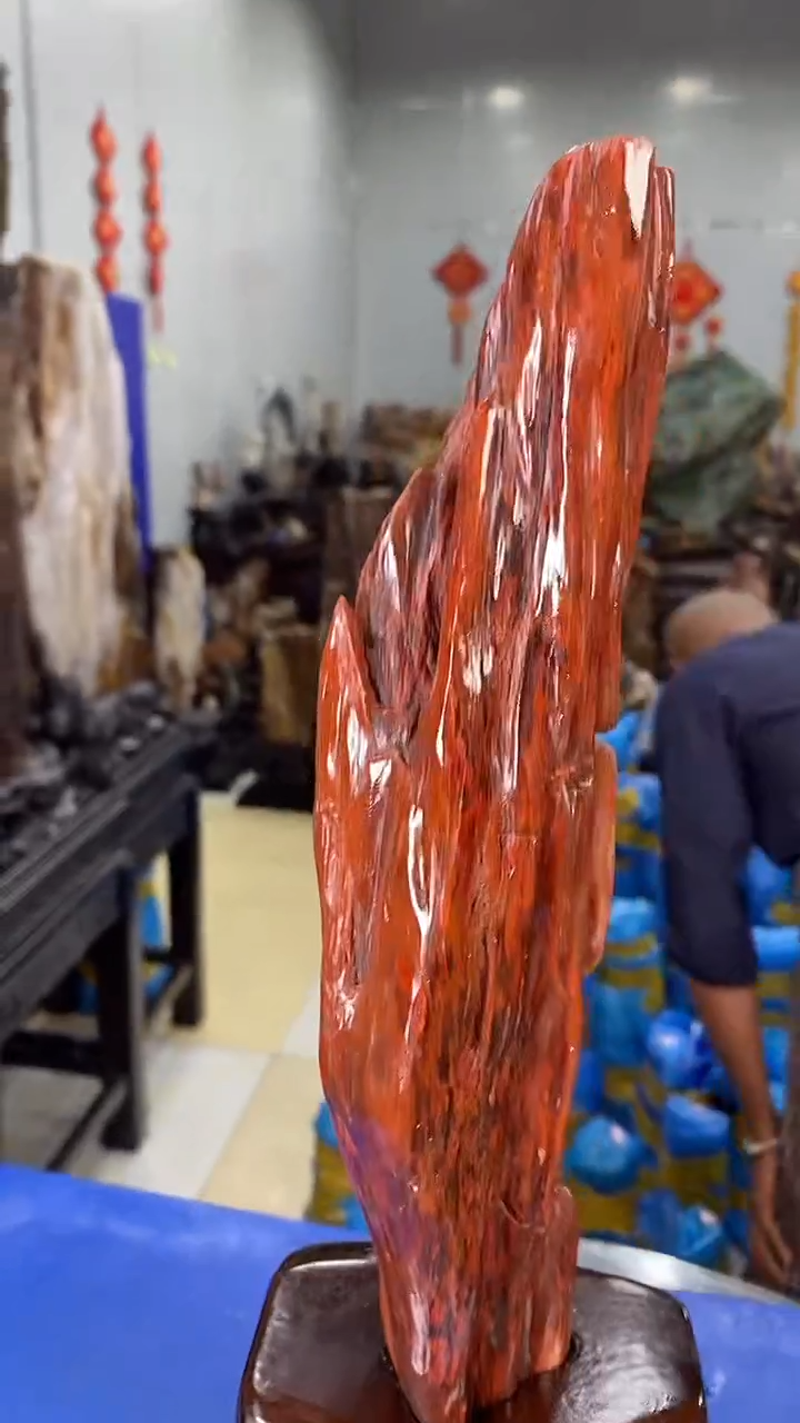 【闪购商品】硅化玉摆件未镶嵌84