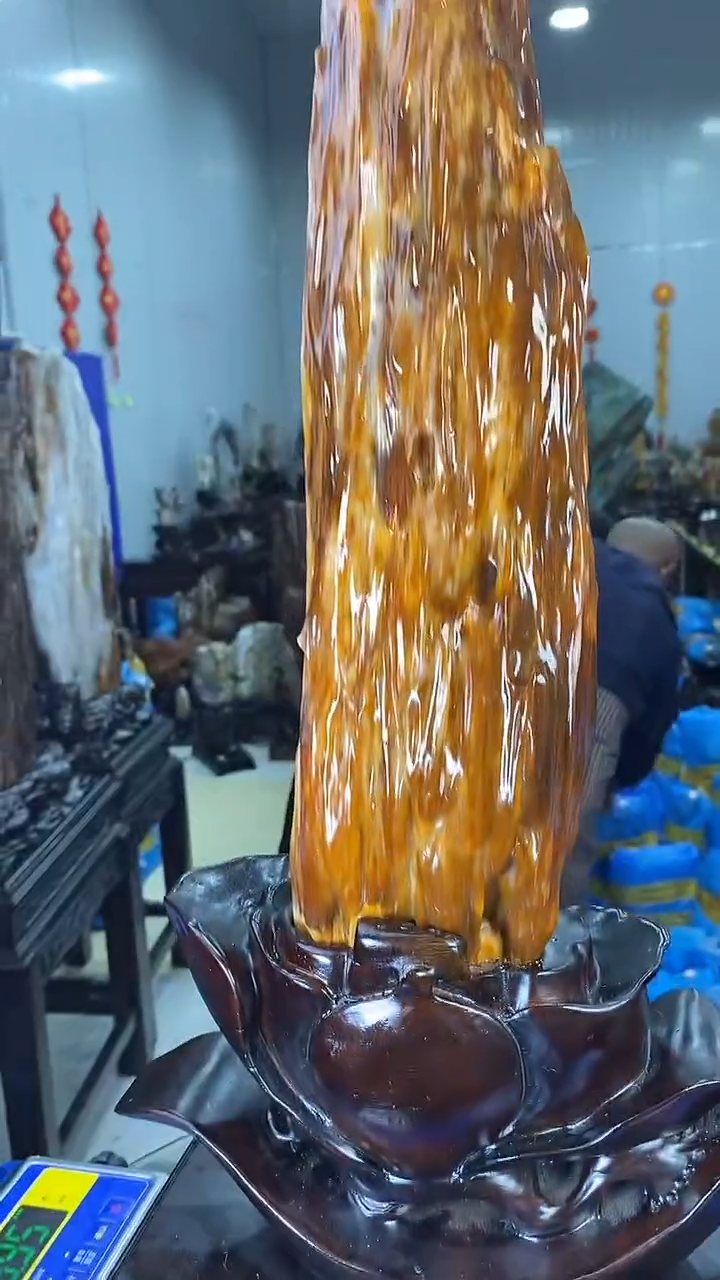 【闪购商品】硅化玉摆件未镶嵌42