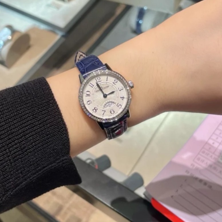 99新  小花6珊 积家约会系列3408530腕表精钢外圈原钻-29mm