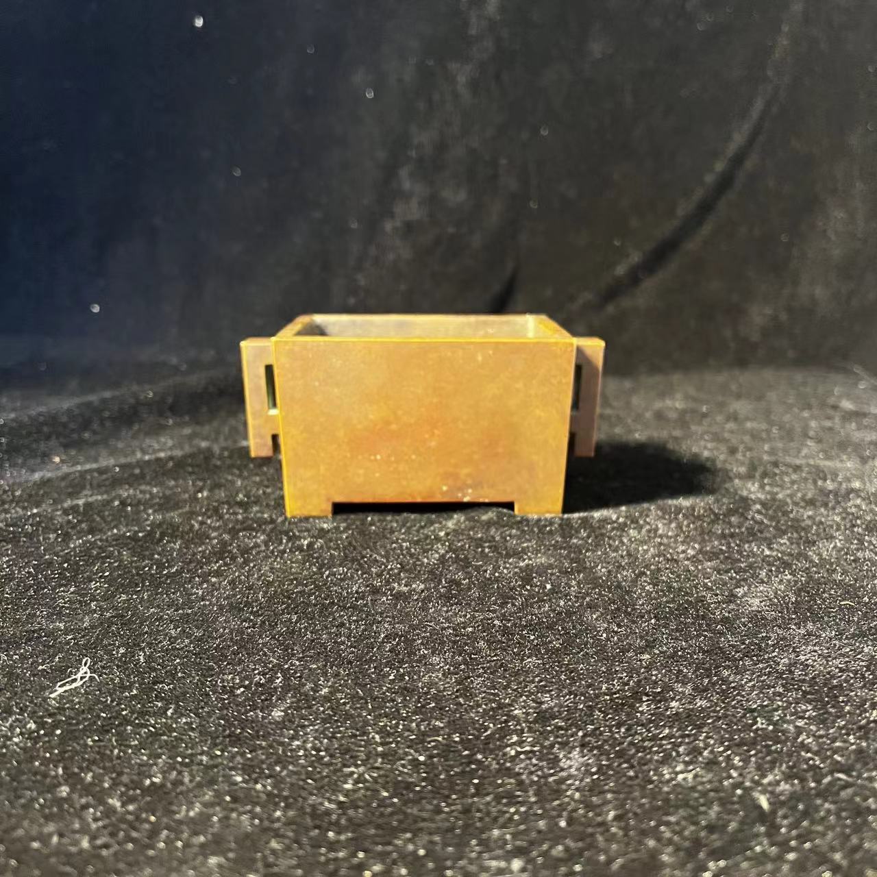 孙氏铜炉，经典仿清中期马槽炉，原形复刻宣德炉送人摆件装饰之佳品