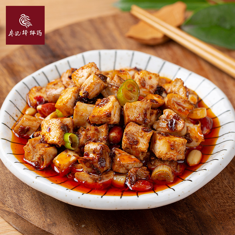廖记棒棒鸡 红油兔丁四川特产冷吃兔肉凉拌即食小吃零食熟食470g