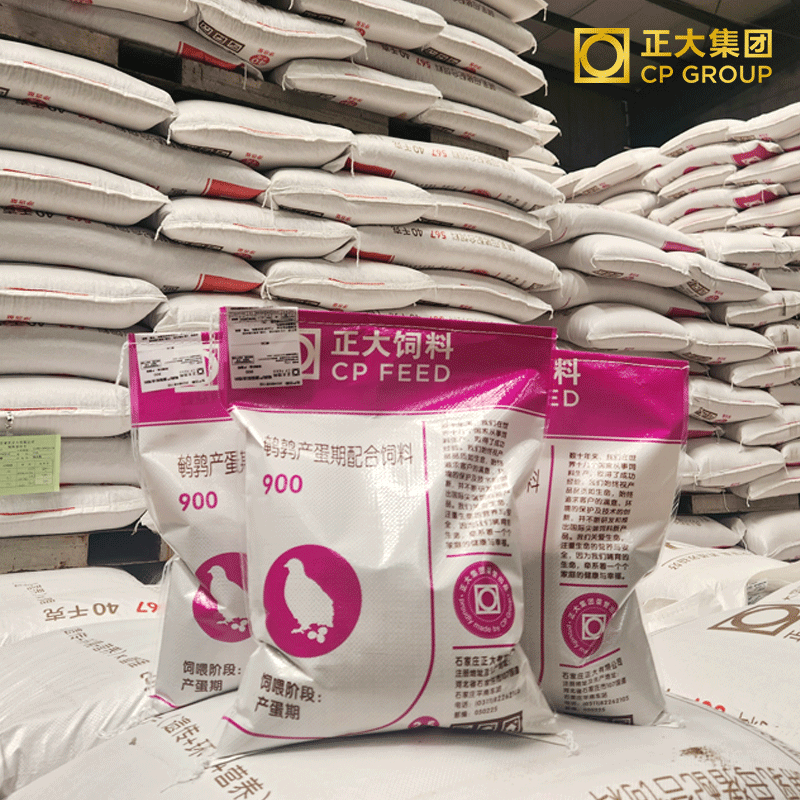 正大900芦丁鸡鹌鹑专用饲料产蛋料育雏料900s鹌鹑饲料原厂原包5斤