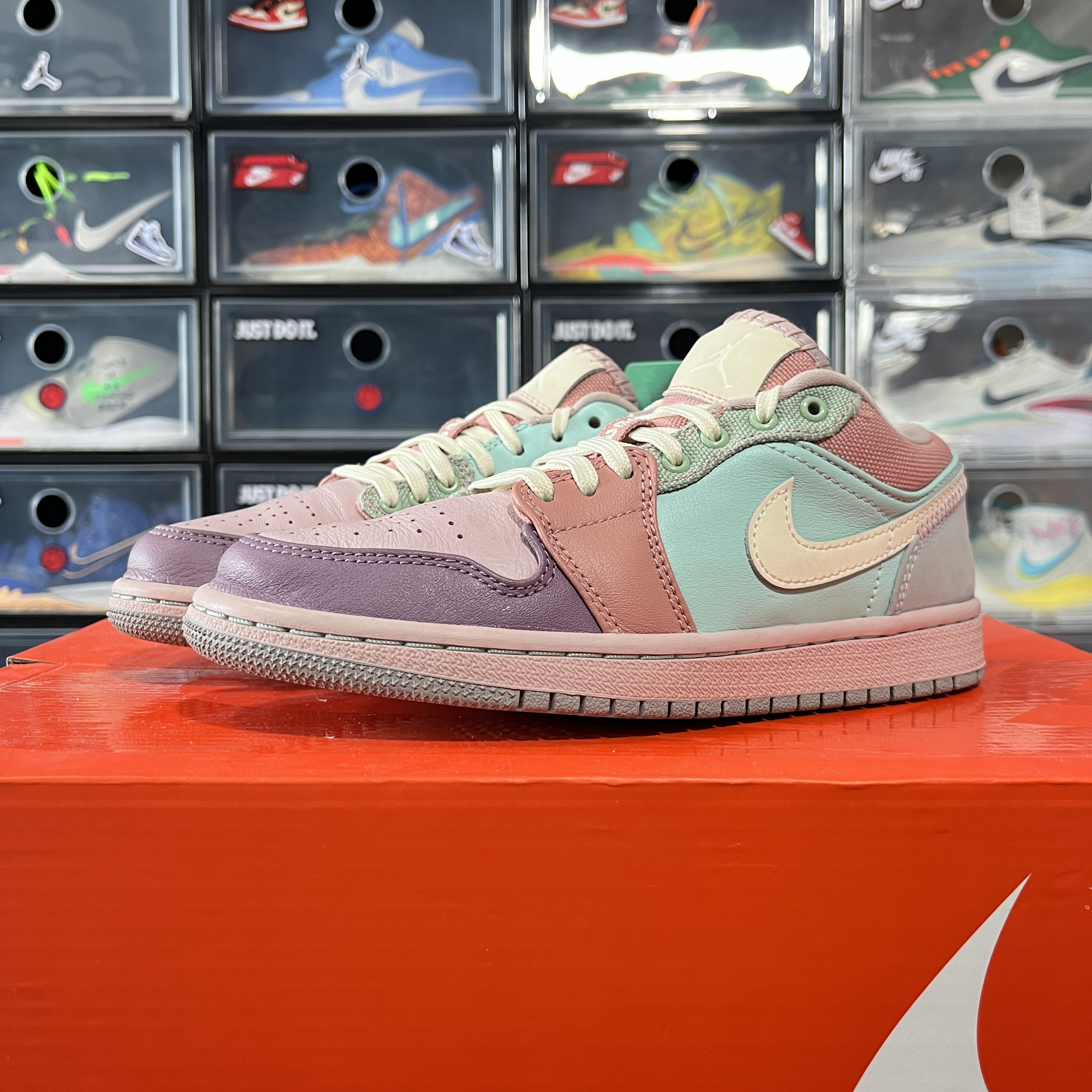 95新 maje 36.5码/aj1马卡龙 正品篮球鞋有原盒粉色