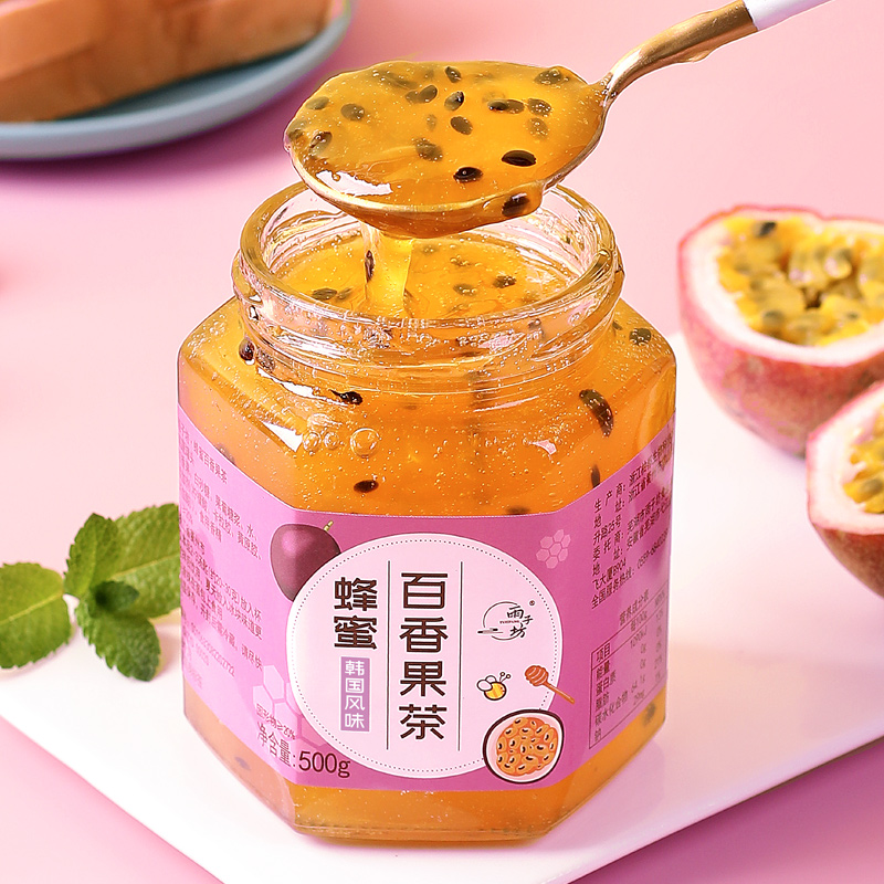 蜂蜜柚子百香果柠檬茶夏日冲饮果茶优品