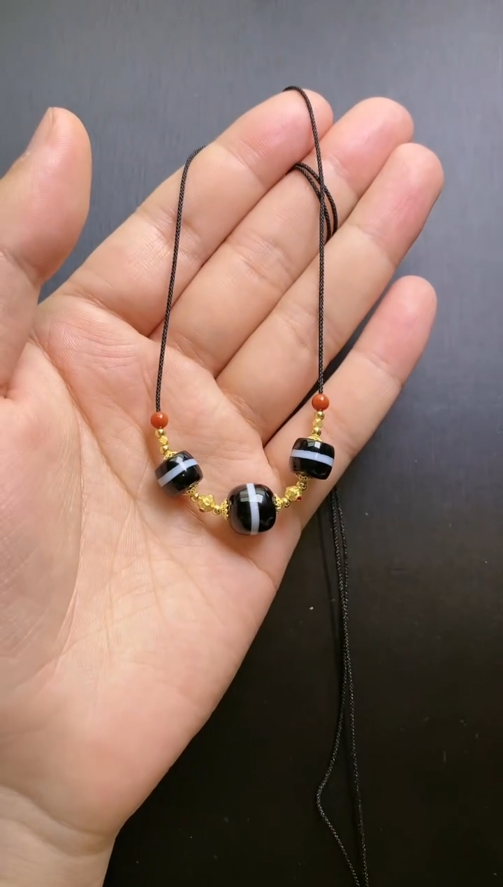 【闪购商品】玛瑙/玉髓颈饰未镶嵌Y21292多样性-一线药师18K吊坠