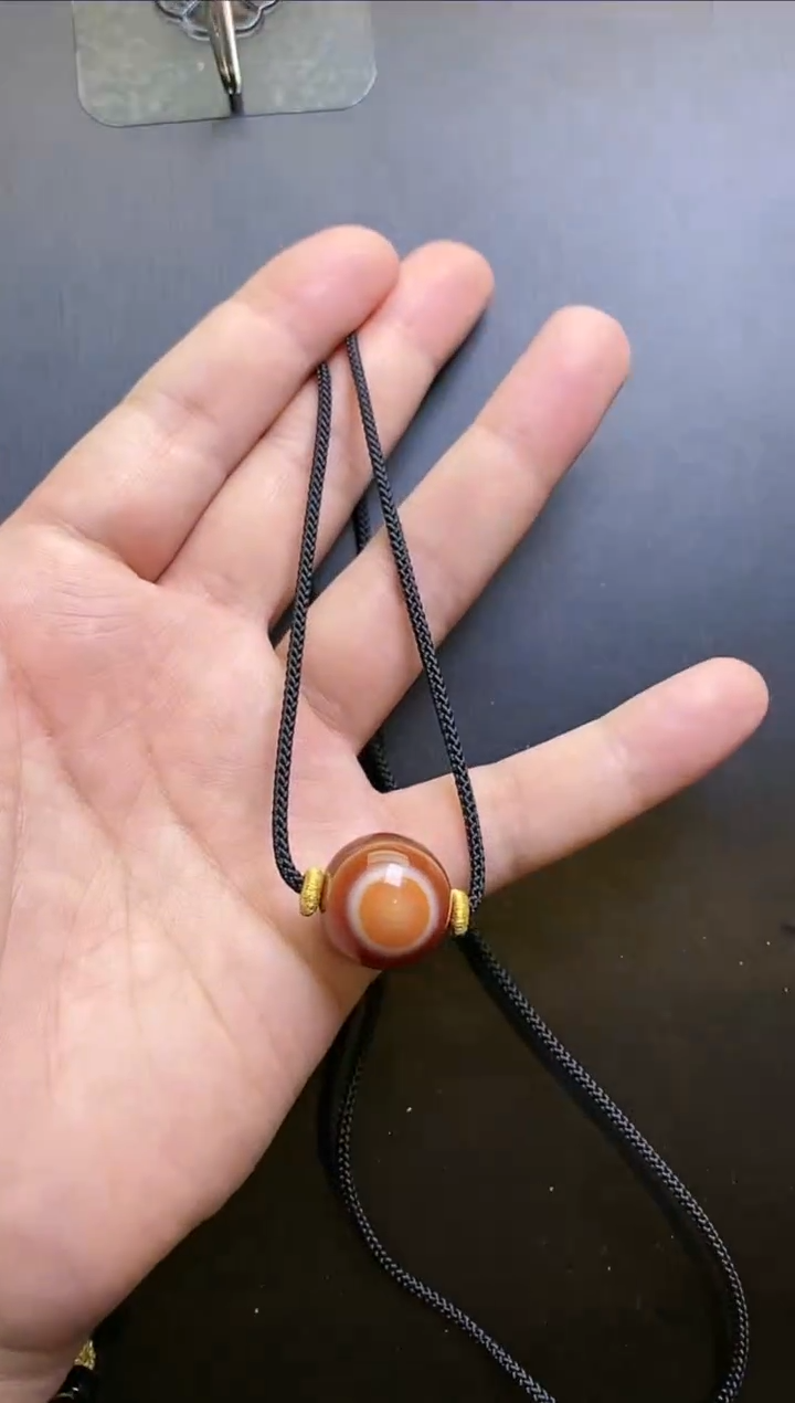 【闪购商品】玛瑙/玉髓颈饰未镶嵌Y21423多样性-红肉羊板Y吊坠