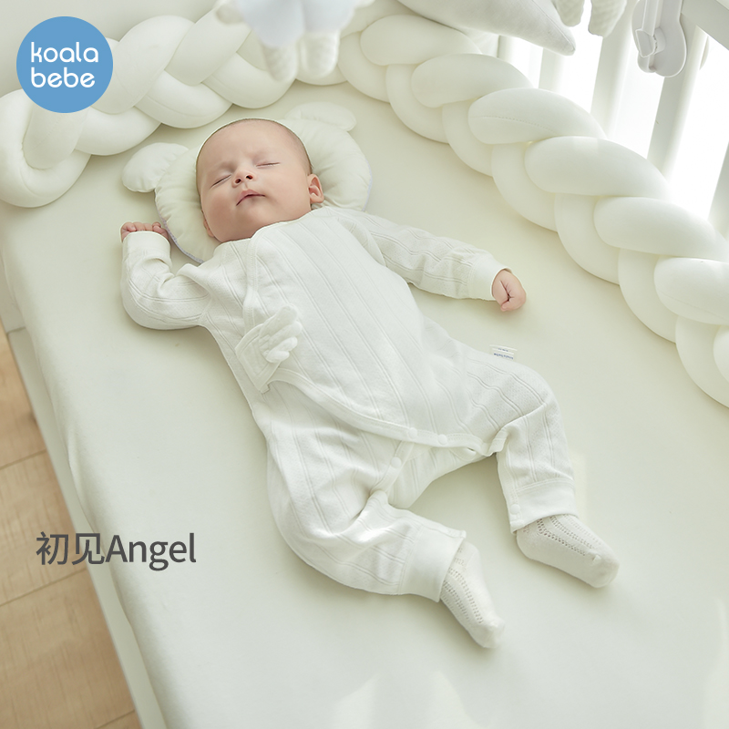 考拉鼻鼻[天使降临·经典畅销]新生婴儿衣服秋冬小翅膀宝宝连体衣