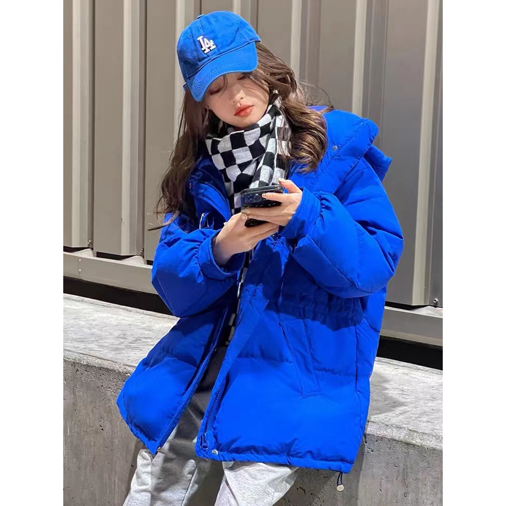 【一雯专属】 RQ3296新款ins港风洋气连帽宽松加厚短款羽绒服