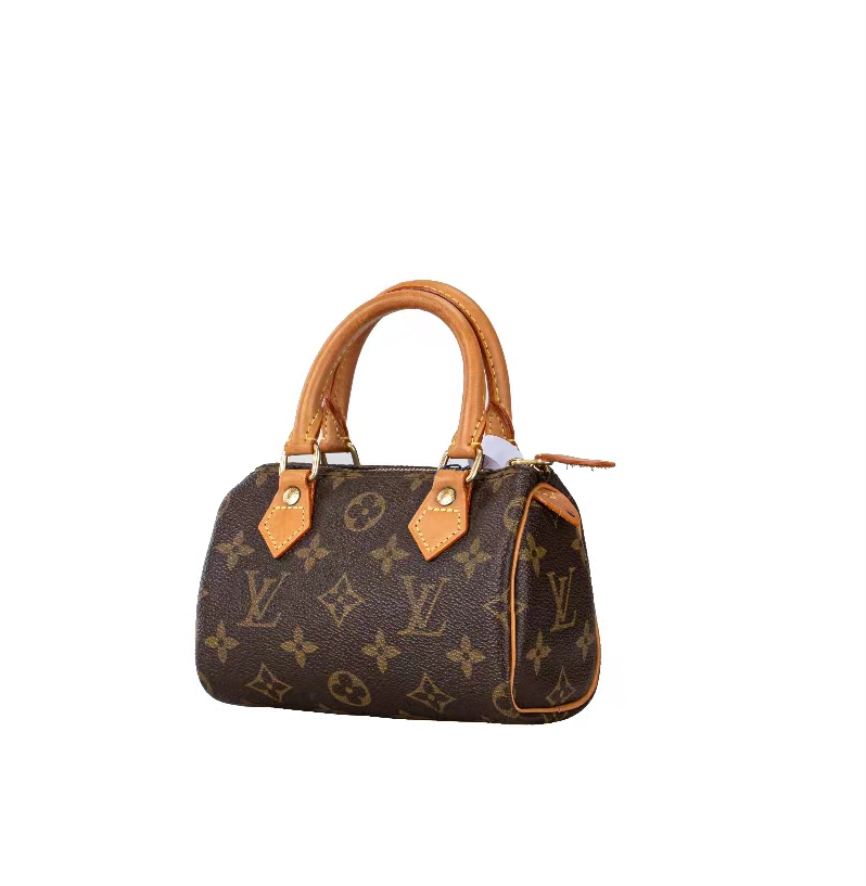 99新 LouisVuitton/路易威登 小鱼 LV 迷你波士顿手提 植鞣革换新