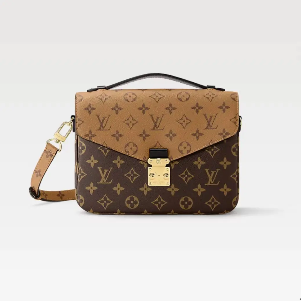 95新 LouisVuitton/路易威登  LV老花拼色邮差POCHETTEMÉTIS KK