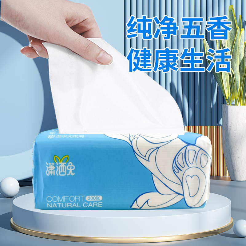 家用实惠餐巾纸一次性车载清洁用品湿纸巾防雾湿巾1大包装湿纸巾