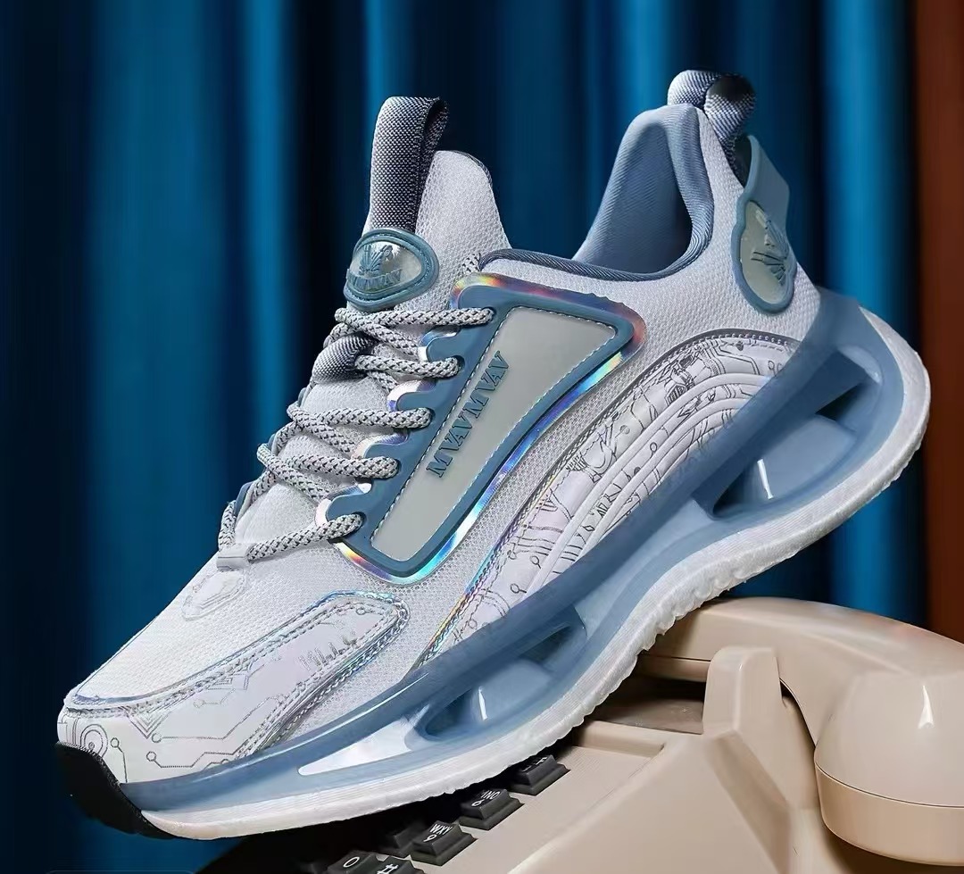 2024新款男鞋休闲运动鞋网面鞋软底透气减震跑步鞋潮鞋2222